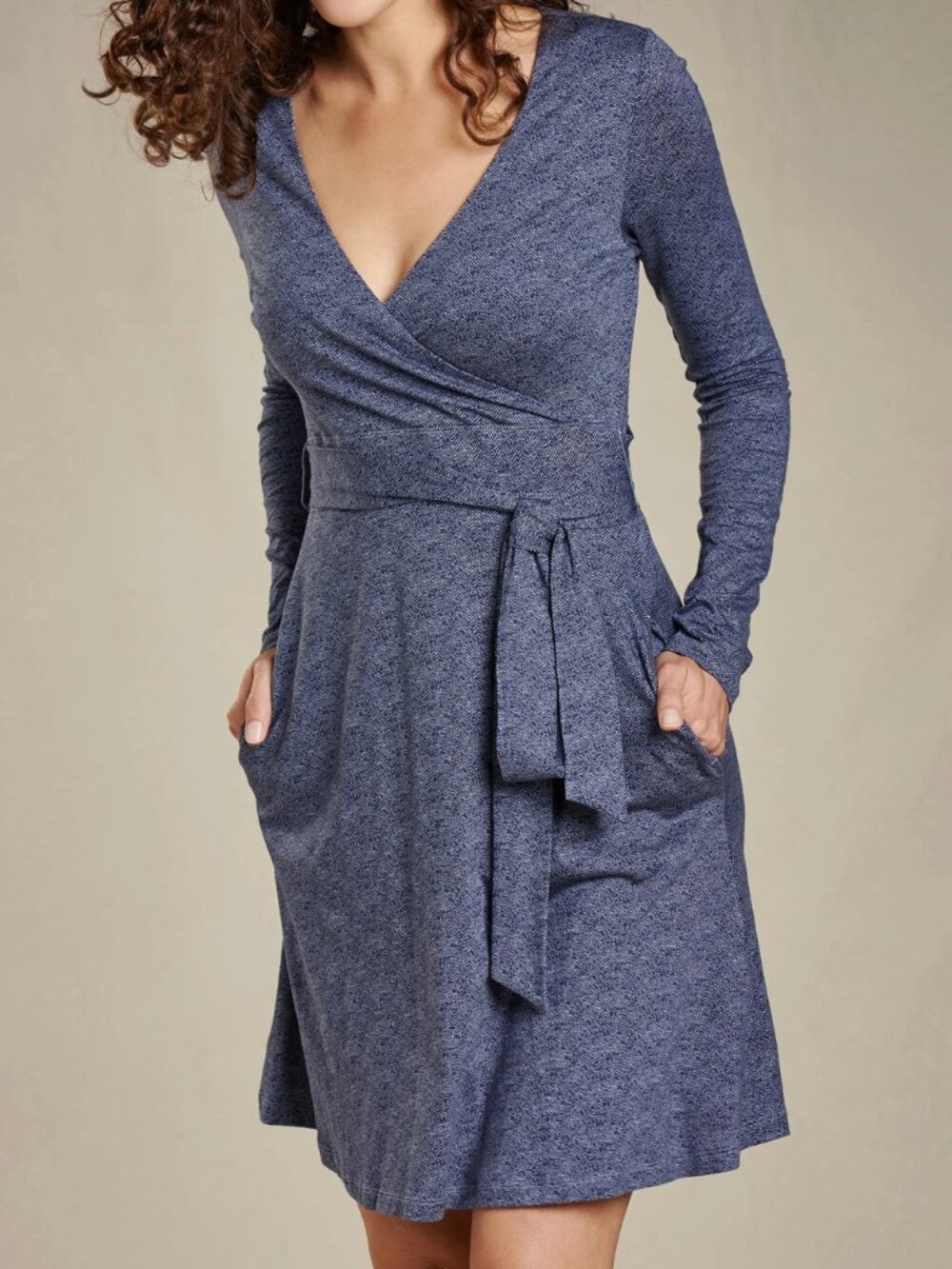 Toad & Co NWT Cue Wrap Dress Small Blue Wing Teal